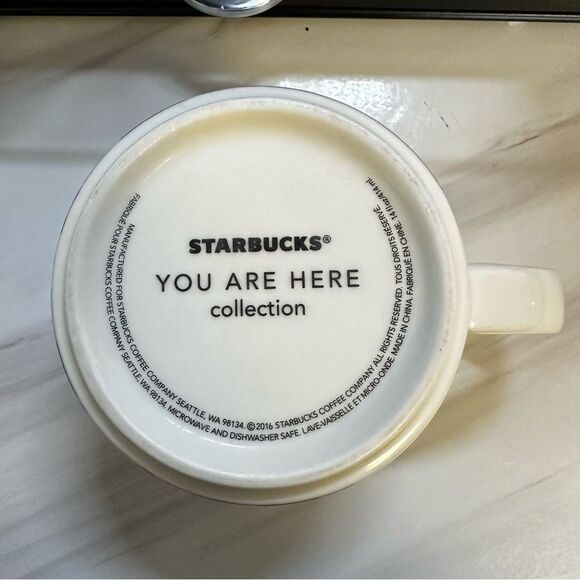 Starbucks North Carolina You are Here Collection White Blue Purple Orange Mug - Picture 6 of 6